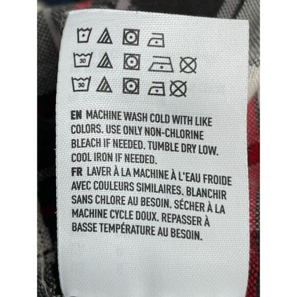 American Eagle Outfitters Men's Classic Fit Flannel Button Down Shirt Size Small - Picture 8 of 8